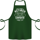 This Is What a Retired Carpenter Looks Like Cotton Apron 100% Organic Forest Green