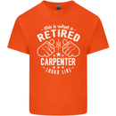 This Is What a Retired Carpenter Looks Like Mens Cotton T-Shirt Tee Top Orange