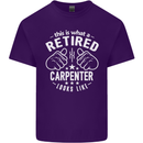 This Is What a Retired Carpenter Looks Like Mens Cotton T-Shirt Tee Top Purple