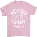 This Is What a Retired Carpenter Looks Like Mens T-Shirt Cotton Gildan Light Pink