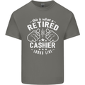 This Is What a Retired Cashier Looks Like Mens Cotton T-Shirt Tee Top Charcoal