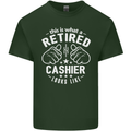 This Is What a Retired Cashier Looks Like Mens Cotton T-Shirt Tee Top Forest Green