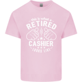 This Is What a Retired Cashier Looks Like Mens Cotton T-Shirt Tee Top Light Pink