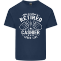 This Is What a Retired Cashier Looks Like Mens Cotton T-Shirt Tee Top Navy Blue