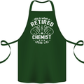 This Is What a Retired Chemist Looks Like Cotton Apron 100% Organic Forest Green