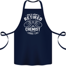 This Is What a Retired Chemist Looks Like Cotton Apron 100% Organic Navy Blue