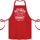 This Is What a Retired Chemist Looks Like Cotton Apron 100% Organic Red