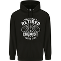 This Is What a Retired Chemist Looks Like Mens 80% Cotton Hoodie Black