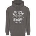 This Is What a Retired Chemist Looks Like Mens 80% Cotton Hoodie Charcoal