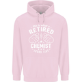 This Is What a Retired Chemist Looks Like Mens 80% Cotton Hoodie Light Pink