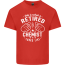 This Is What a Retired Chemist Looks Like Mens Cotton T-Shirt Tee Top Red