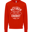 This Is What a Retired Chemist Looks Like Mens Sweatshirt Jumper Bright Red
