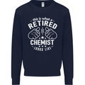 This Is What a Retired Chemist Looks Like Mens Sweatshirt Jumper Navy Blue