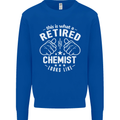This Is What a Retired Chemist Looks Like Mens Sweatshirt Jumper Royal Blue