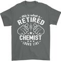 This Is What a Retired Chemist Looks Like Mens T-Shirt Cotton Gildan Charcoal