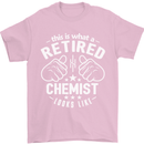 This Is What a Retired Chemist Looks Like Mens T-Shirt Cotton Gildan Light Pink