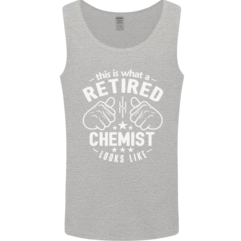 This Is What a Retired Chemist Looks Like Mens Vest Tank Top Sports Grey
