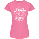 This Is What a Retired Chemist Looks Like Womens Petite Cut T-Shirt Azalea