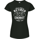 This Is What a Retired Chemist Looks Like Womens Petite Cut T-Shirt Black