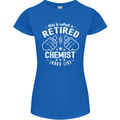 This Is What a Retired Chemist Looks Like Womens Petite Cut T-Shirt Royal Blue