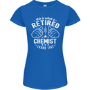 This Is What a Retired Chemist Looks Like Womens Petite Cut T-Shirt Royal Blue