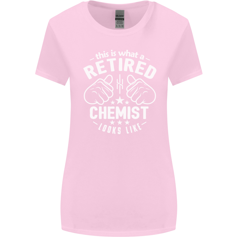 This Is What a Retired Chemist Looks Like Womens Wider Cut T-Shirt Light Pink