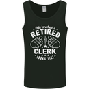 This Is What a Retired Clerk Looks Like Mens Vest Tank Top Black