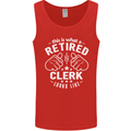 This Is What a Retired Clerk Looks Like Mens Vest Tank Top Red