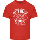 This Is What a Retired Cook Looks Like Mens Cotton T-Shirt Tee Top Red
