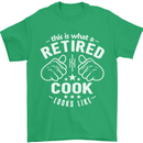 This Is What a Retired Cook Looks Like Mens T-Shirt Cotton Gildan Irish Green