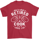 This Is What a Retired Cook Looks Like Mens T-Shirt Cotton Gildan Red