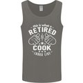 This Is What a Retired Cook Looks Like Mens Vest Tank Top Charcoal