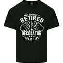 This Is What a Retired Decorator Looks Like Mens Cotton T-Shirt Tee Top Black