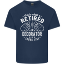 This Is What a Retired Decorator Looks Like Mens Cotton T-Shirt Tee Top Navy Blue