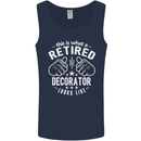 This Is What a Retired Decorator Looks Like Mens Vest Tank Top Navy Blue