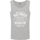 This Is What a Retired Decorator Looks Like Mens Vest Tank Top Sports Grey