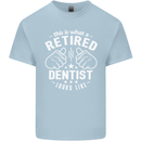 This Is What a Retired Dentist Looks Like Mens Cotton T-Shirt Tee Top Light Blue