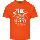 This Is What a Retired Dentist Looks Like Mens Cotton T-Shirt Tee Top Orange
