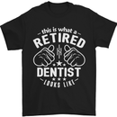 This Is What a Retired Dentist Looks Like Mens T-Shirt Cotton Gildan Black