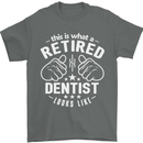 This Is What a Retired Dentist Looks Like Mens T-Shirt Cotton Gildan Charcoal