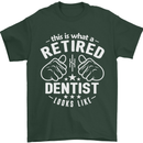 This Is What a Retired Dentist Looks Like Mens T-Shirt Cotton Gildan Forest Green