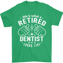This Is What a Retired Dentist Looks Like Mens T-Shirt Cotton Gildan Irish Green