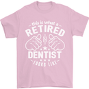 This Is What a Retired Dentist Looks Like Mens T-Shirt Cotton Gildan Light Pink