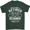 This Is What a Retired Designer Looks Like Mens T-Shirt Cotton Gildan Forest Green