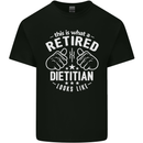 This Is What a Retired Dietician Looks Like Mens Cotton T-Shirt Tee Top Black