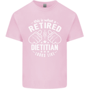 This Is What a Retired Dietician Looks Like Mens Cotton T-Shirt Tee Top Light Pink