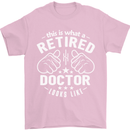 This Is What a Retired Doctor Looks Like Mens T-Shirt Cotton Gildan Light Pink
