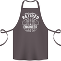 This Is What a Retired Engineer Looks Like Cotton Apron 100% Organic Dark Grey