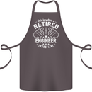 This Is What a Retired Engineer Looks Like Cotton Apron 100% Organic Dark Grey
