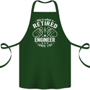 This Is What a Retired Engineer Looks Like Cotton Apron 100% Organic Forest Green